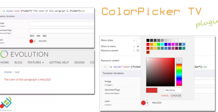 ColorPicker custom Tv