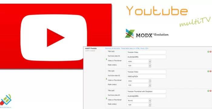 YouTube Multitv for Evolution CMS