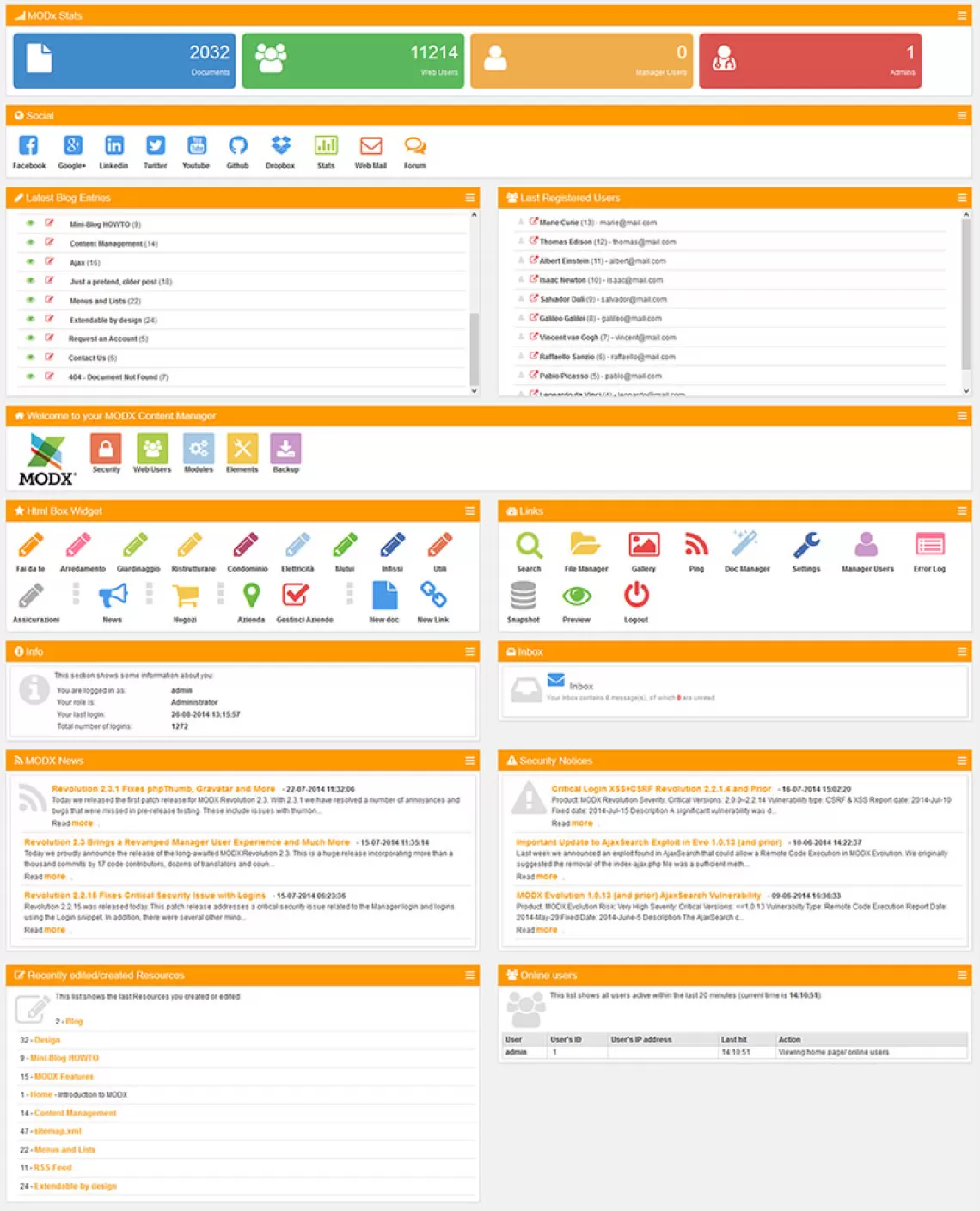 onmanagerwelcomecustom dashboard