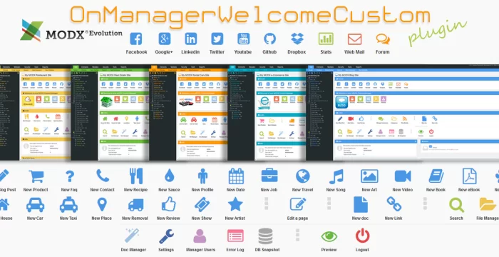 OnManagerWelcomeCustom Plugin