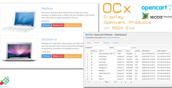 OCx Opencart Extra for Evolution CMS